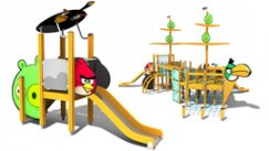Angry Birds inntar lekeplassen