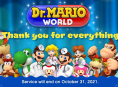Dr. Mario World er nå offisielt nedlagt