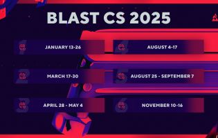 BLAST skisserer tidsplanen for Counter-Strike i 2025