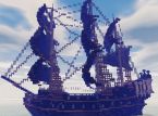 Se Black Pearl fra Pirates of the Caribbean bygget i Minecraft