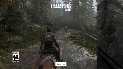 The Last of Us: Part I - Joel & Tommy på hesteryggen sammenligning